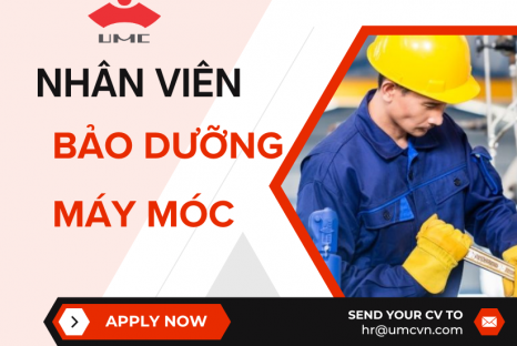 NHÂN VIÊN BẢO DƯỠNG MÁY MÓC